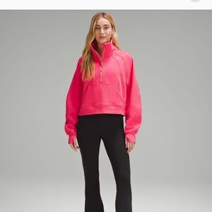NWT Lululemon scuba oversized funnel-neck half zip